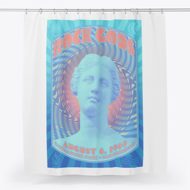 Psychedelic Poster "Rock Gods" 1969 