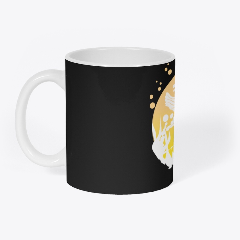 Calm and Content fish Design