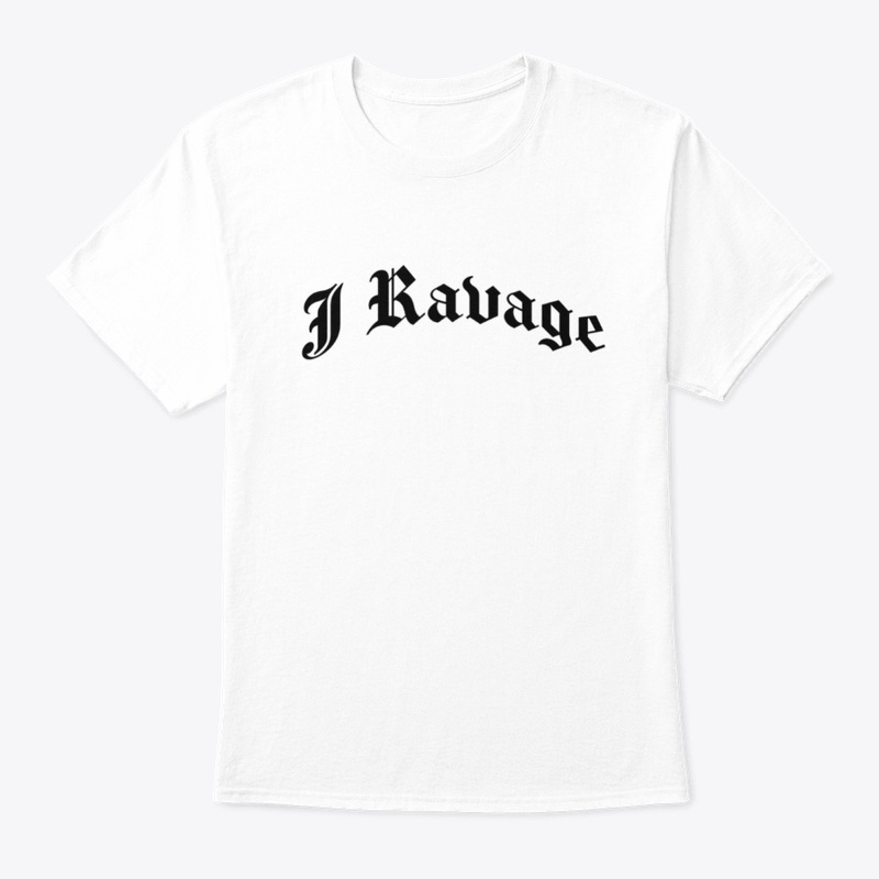 J Ravage Name Text Black