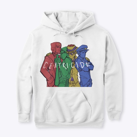 C‧E‧N‧T‧R‧I‧C‧I‧D‧E White Kaos Front