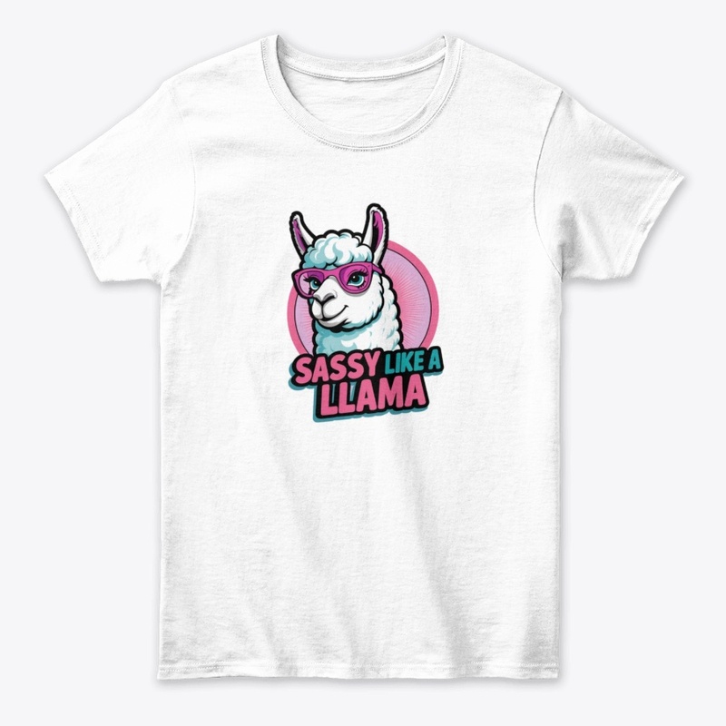 Sassy Like a Llama – Bold Cartoon 
