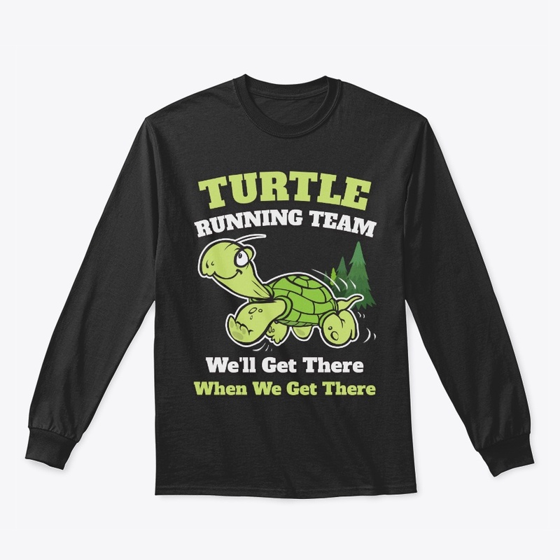 Turtle Running Team Funny Gift