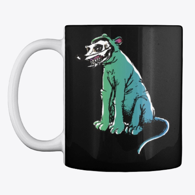 Scary Skull Dog Rat Costume DogHalloween