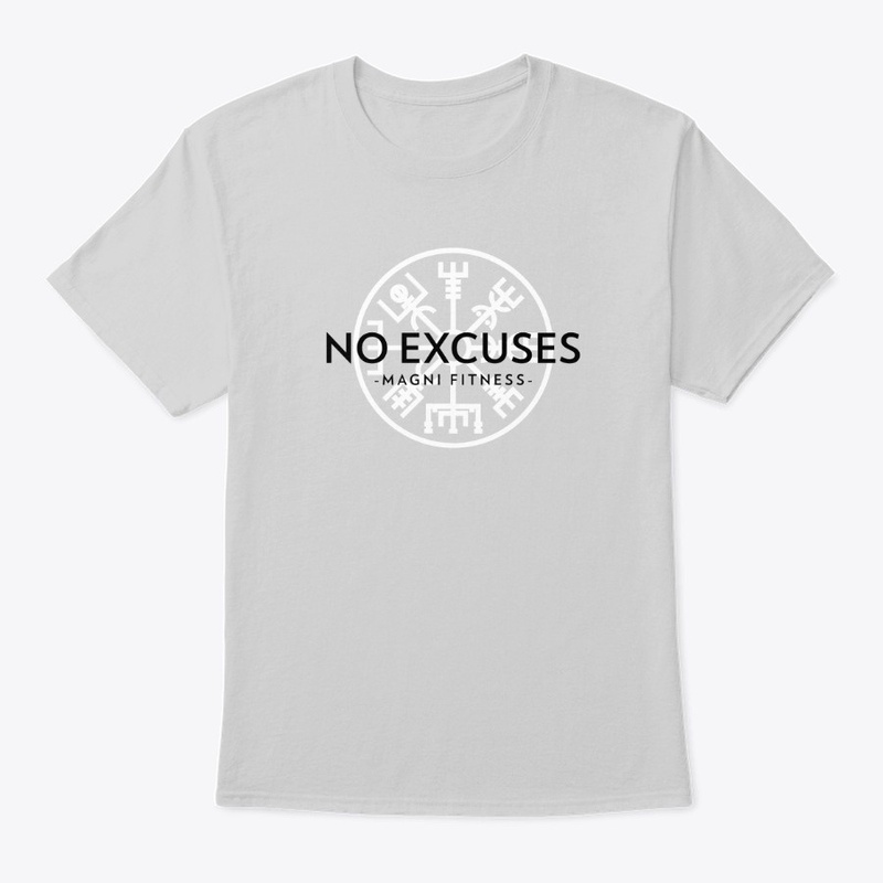 No Excuses Workout Fitness Design