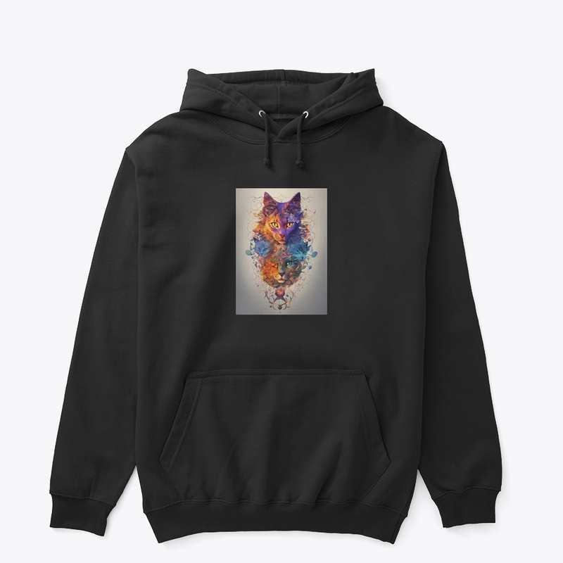 Cute art t shirt for cat lover