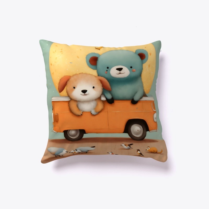 Cute animated teddy