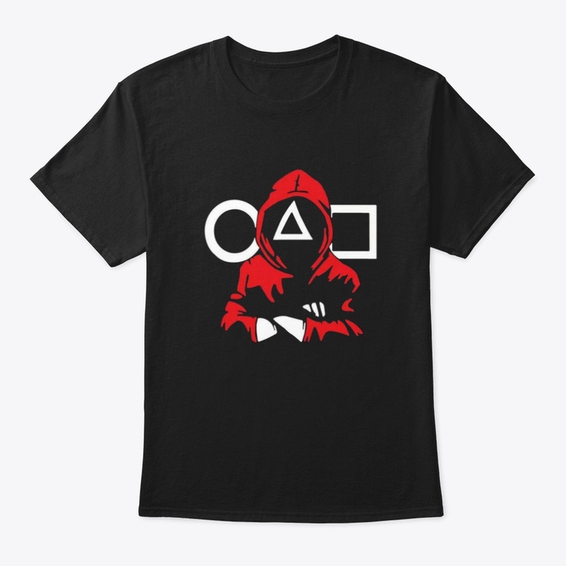 Red Guard Squid Mask T _ shirt.