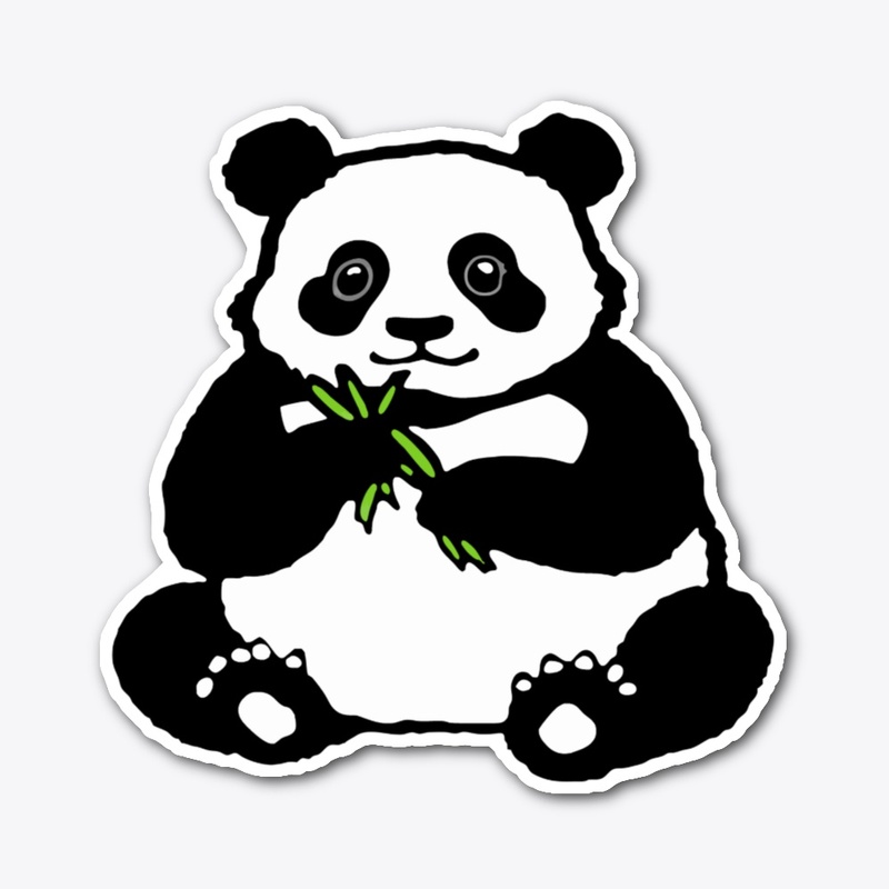Playful Panda — Minimal Bamboo Snack