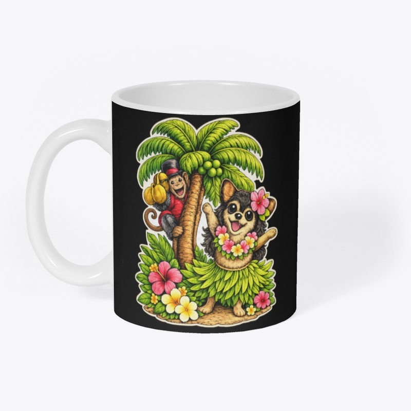 Aloha Pup-Tropical Hula Dance Edition 