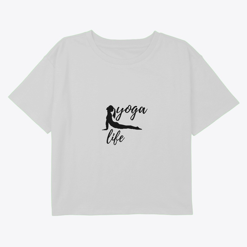 Yoga Life Black Letters 