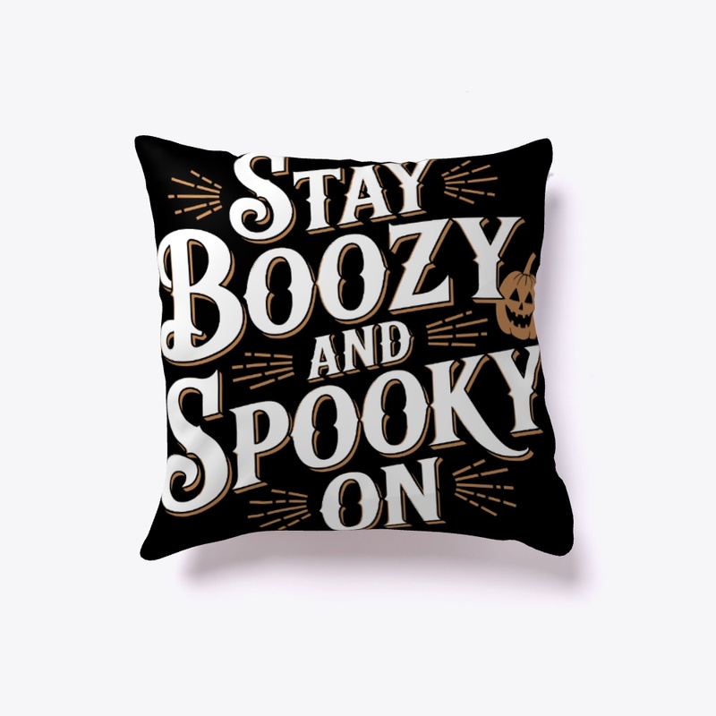 Spooky On Halloween T-Shirt Design.