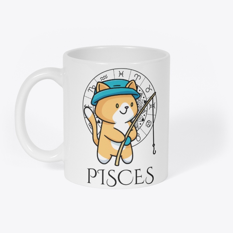  Pisces Zodiac White T-Shirt