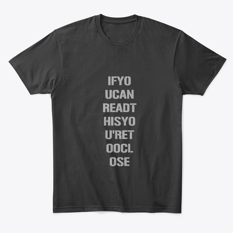 If You Can Read This