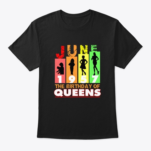 The Birthday Of Legends T Shirt Princess Black T-Shirt Front