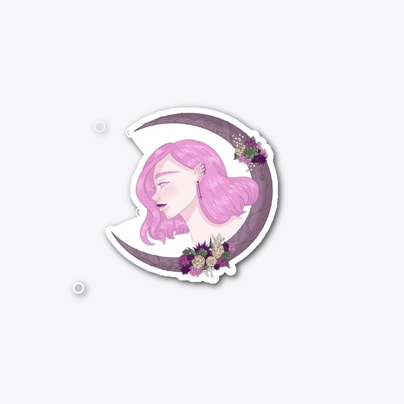 Pastel Goth Crescent Moon
