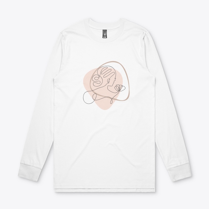 Minimal, Abstract Lady Line