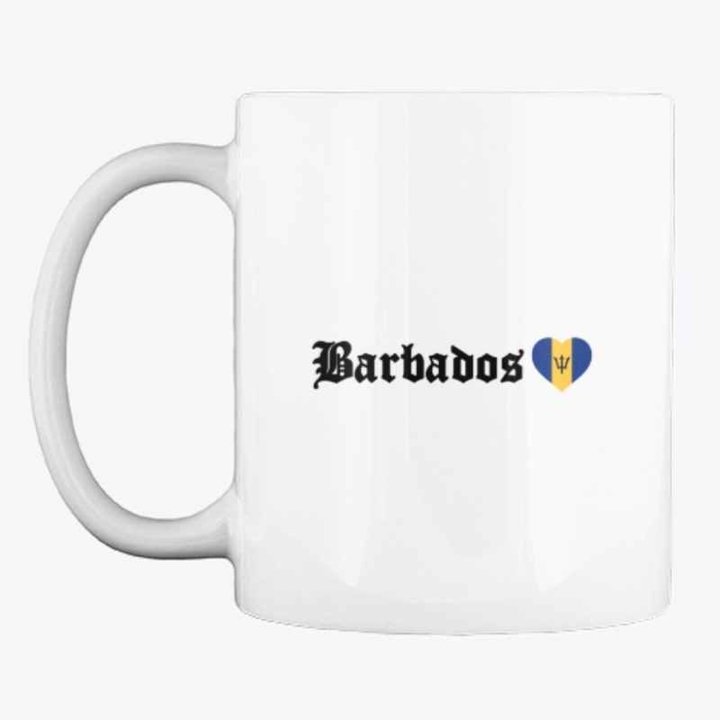 Bajan Blackletter Barbados Flag