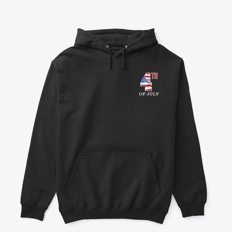 Fourth of July design on t shirt