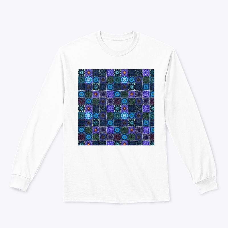 Blue Crazy Quilt