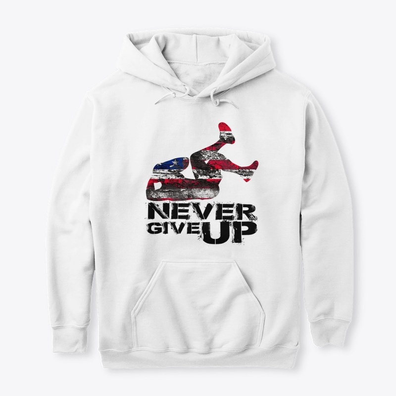 Never Give Up GYM tee