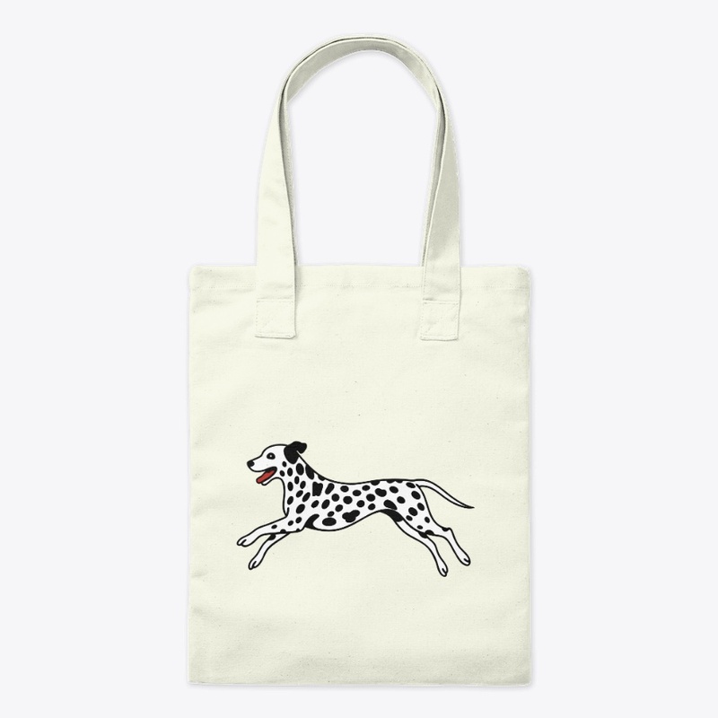 Running Dalmatian Dog 