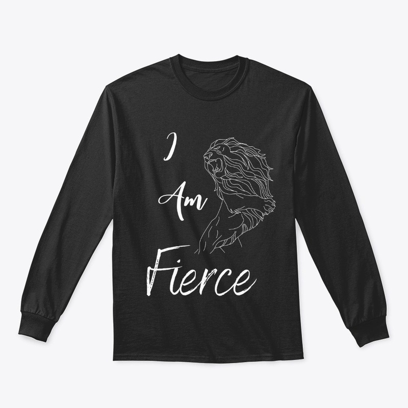 I am Fierce Lion design 