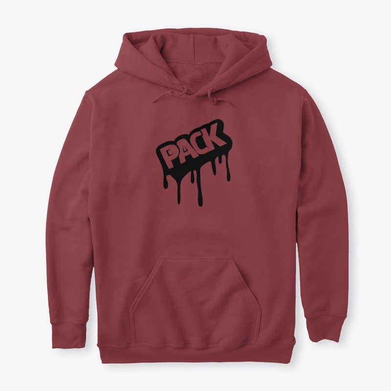 drip design on hoodie