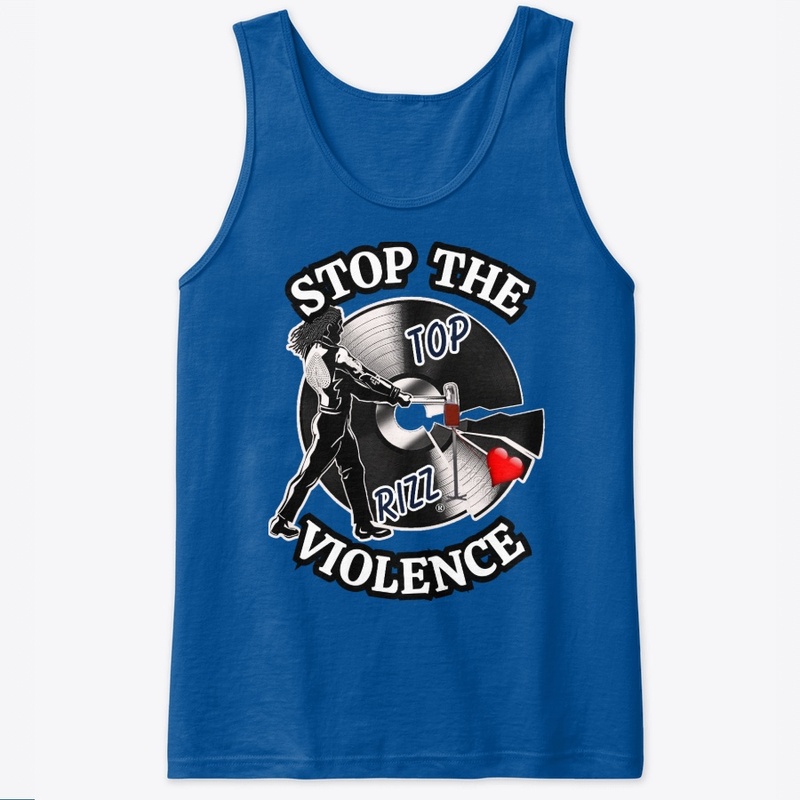 TOP RIZZ LOGO - STOP THE VIOLENCE 