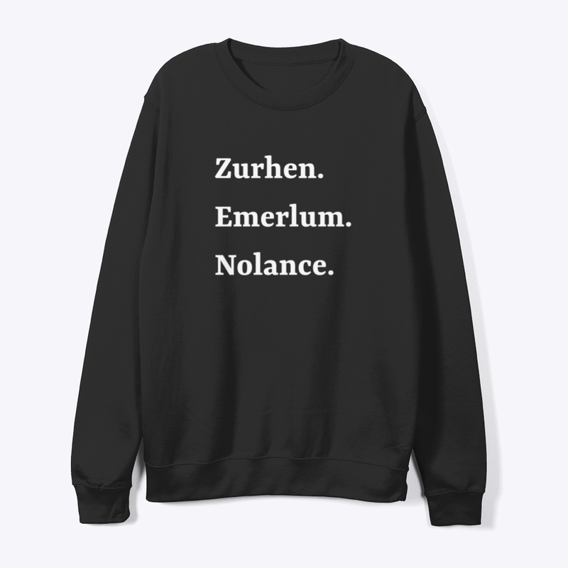 Zurhen. Emerlum. Nolance.
