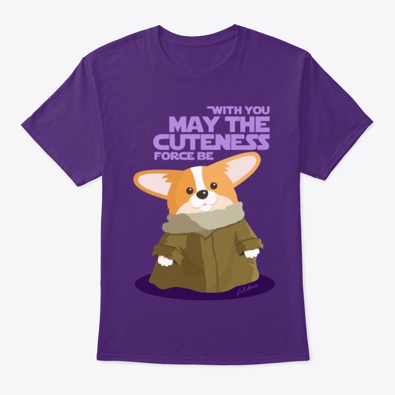Corgi Cuteness Force-Purple-Classic