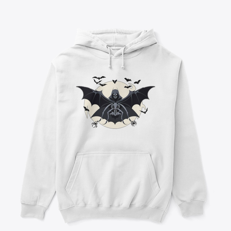Flying Grim Reaper Skeleton Bat