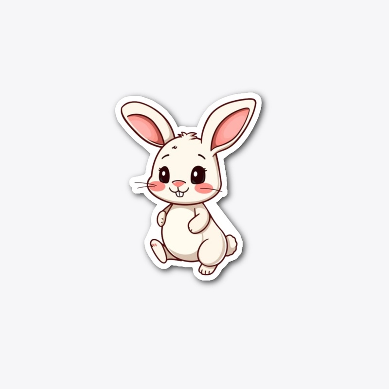 🐰 Cute Cartoon Bunny Design
