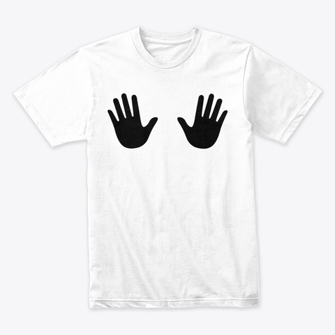 No Shoot White áo T-Shirt Front