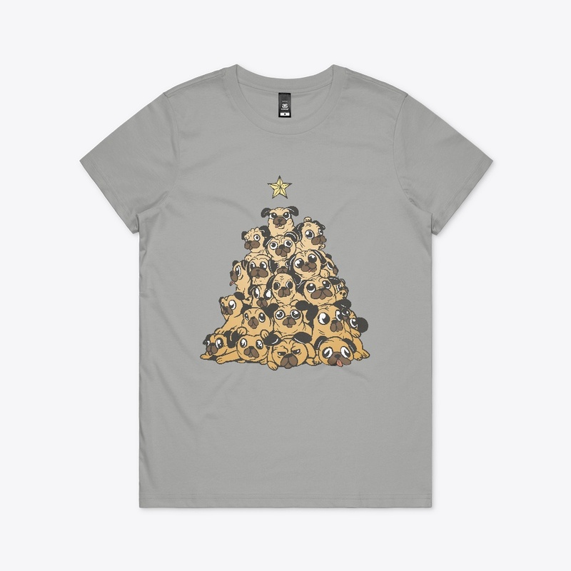 Pugs Christmas Tree