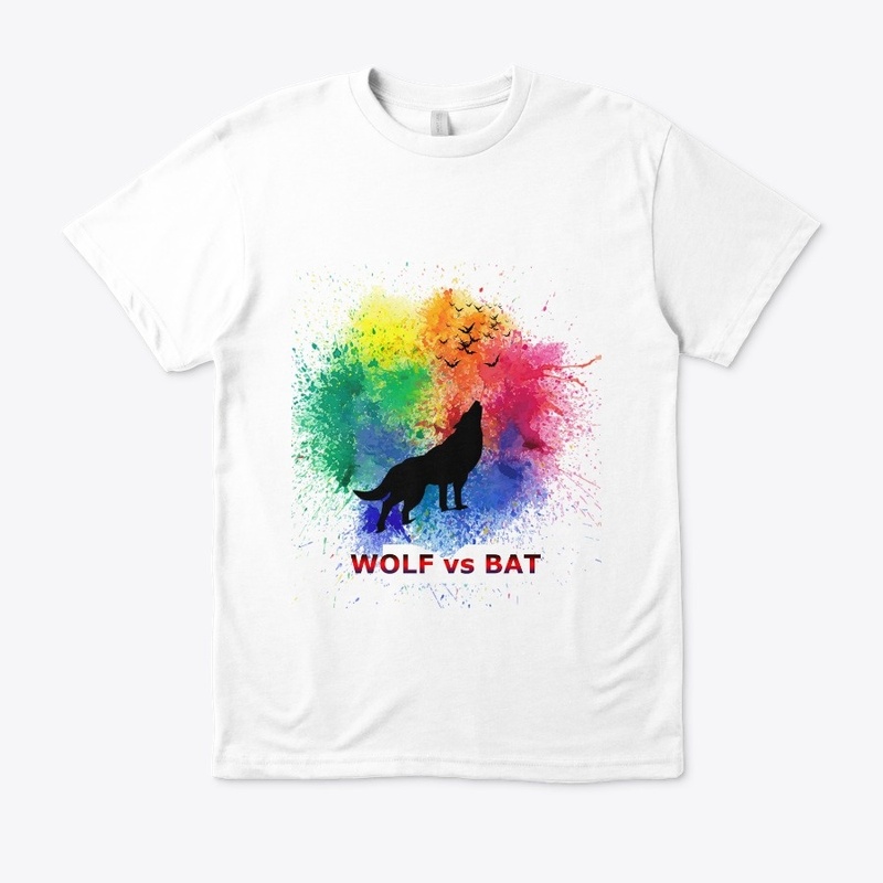 WOLF vs BAT  T  SHIRT