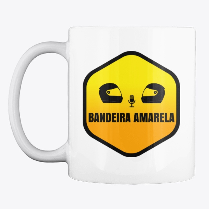 Caneca Bandeira Amarela #PodcastBA