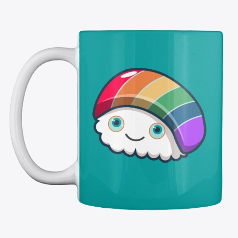 Om, Nom, Kawaii Rainbow Sushi Roll!