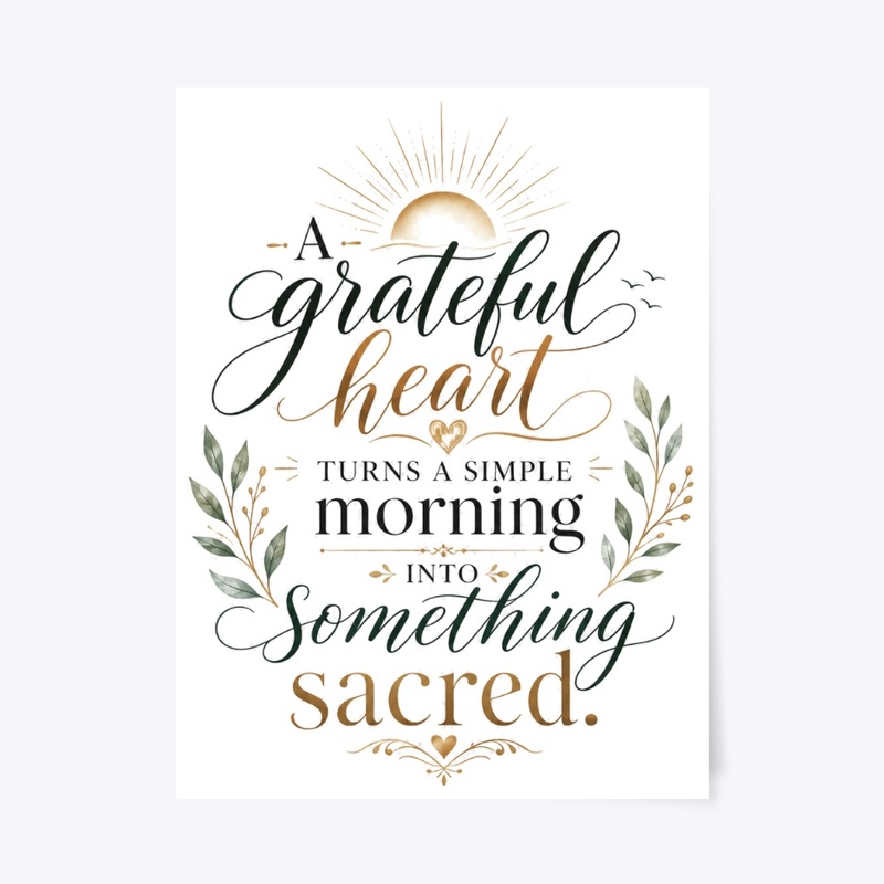 Grateful Heart Merch, Art & More