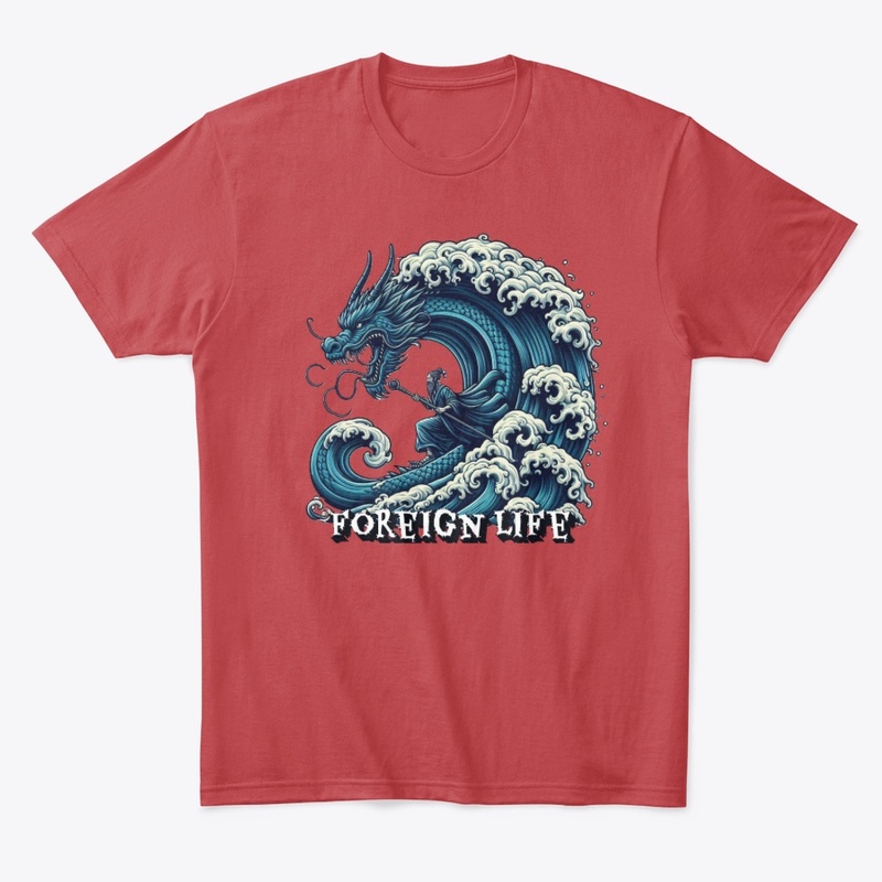 Foreign Life Riding Dragon Wave