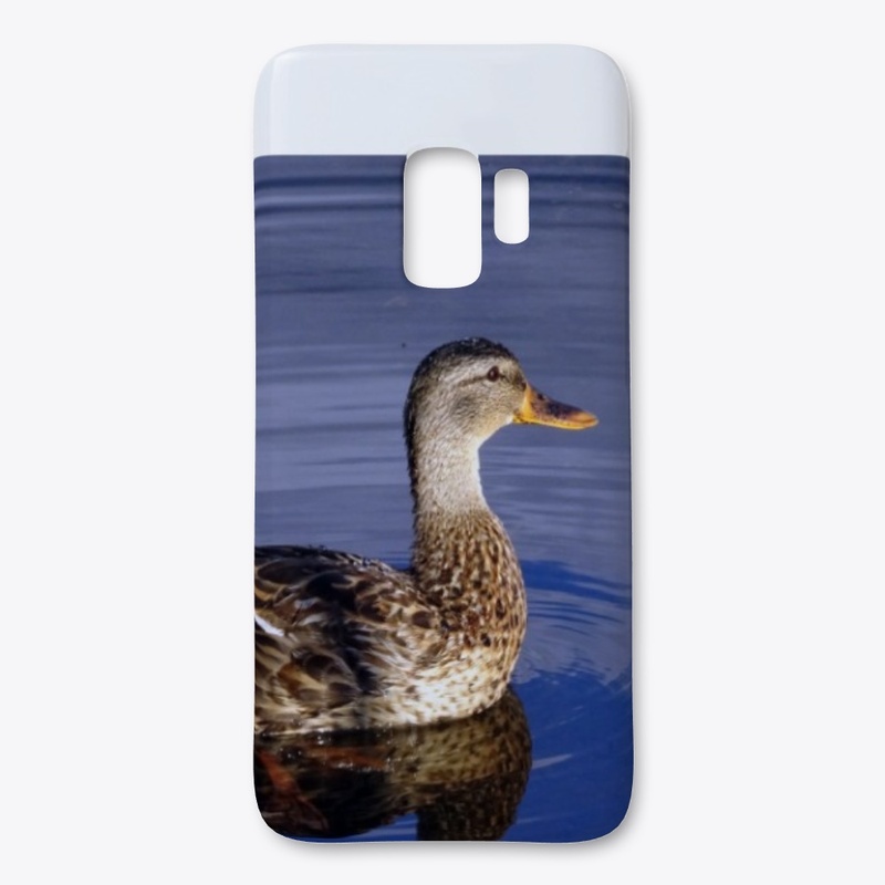 There was only a duck on the lake...