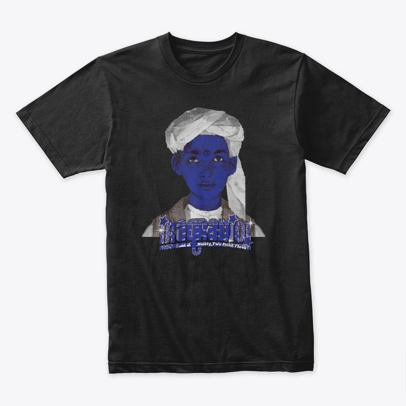 IRAQ RADIO BLUE BANDANA