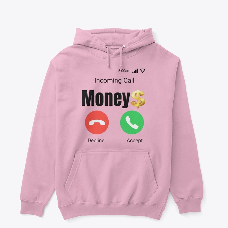 In Coming Call-Black letters