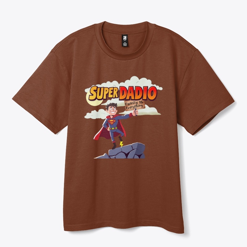 Super Dadio - Funny Design Dad T-Shirt