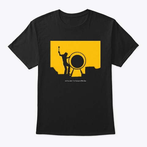 We Control The Sun Black T-Shirt Front