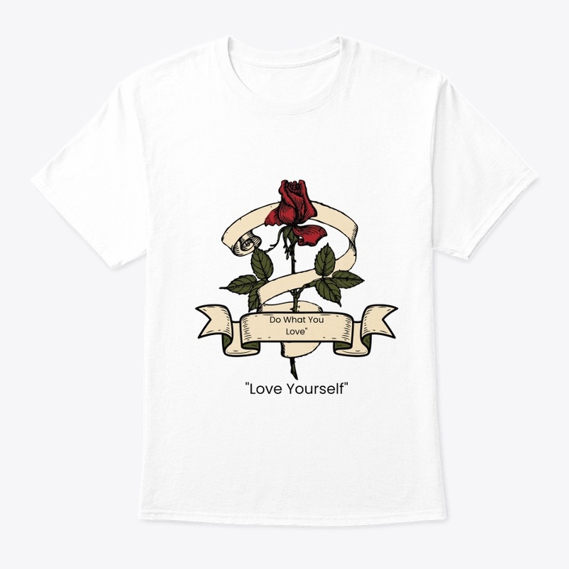 red rose and Love Yourself