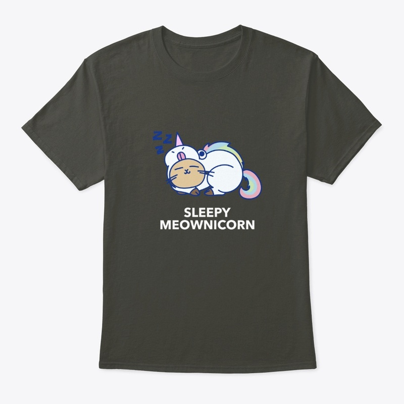 Sleepy Meownicorn Cat Unicorn
