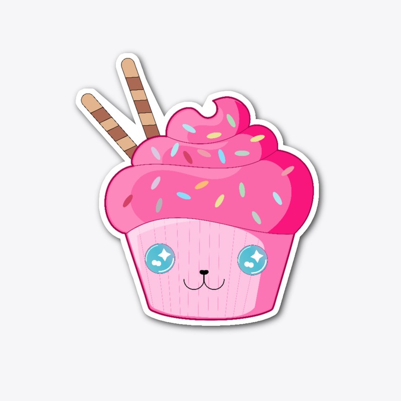 Cute Cat Muffin - Kawaii Kitty Design