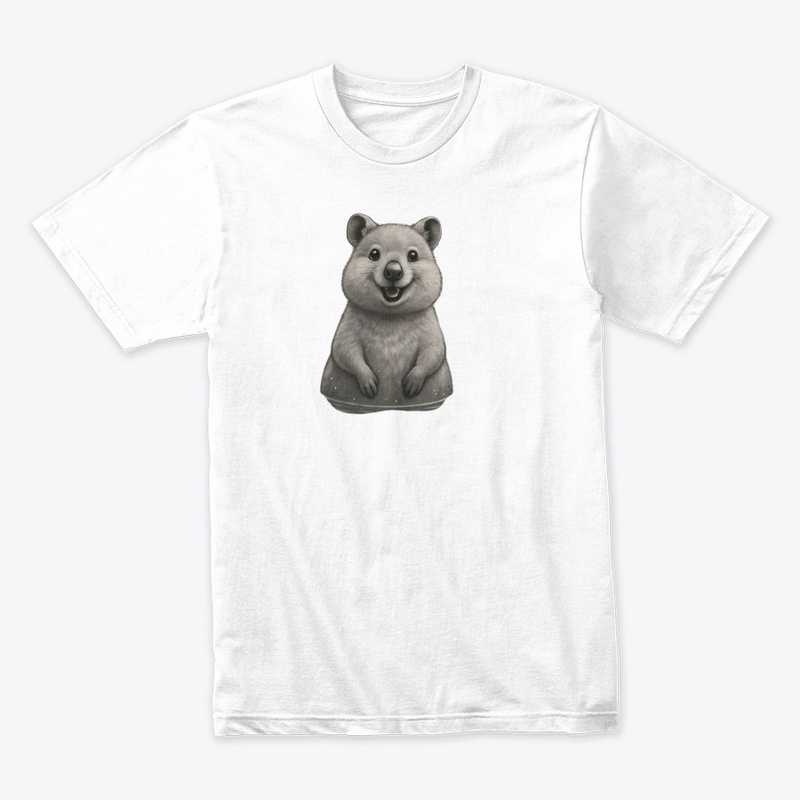Cute Quokka Smiling Animal Graphic