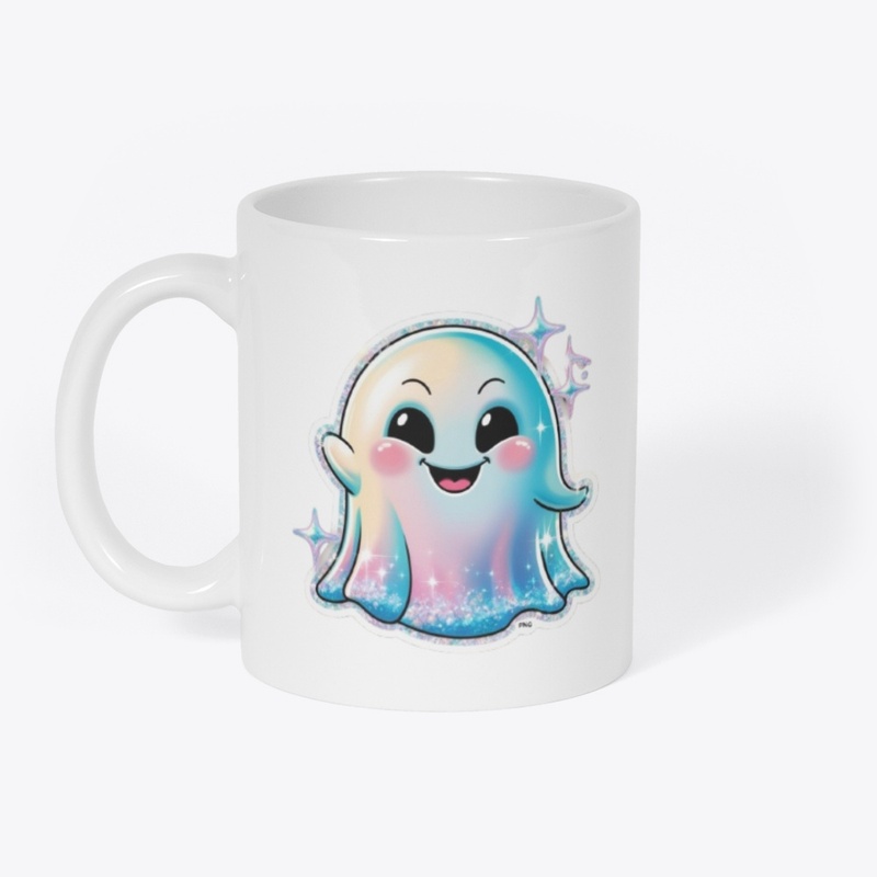 Halloween glitter ghost