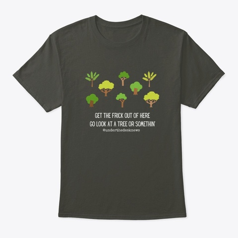 Environmentalist Tee Smoke Gray áo T-Shirt Front